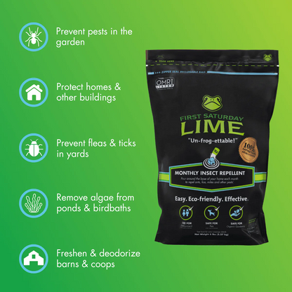 First Saturday Lime Insect Repellent （20 pound bag）